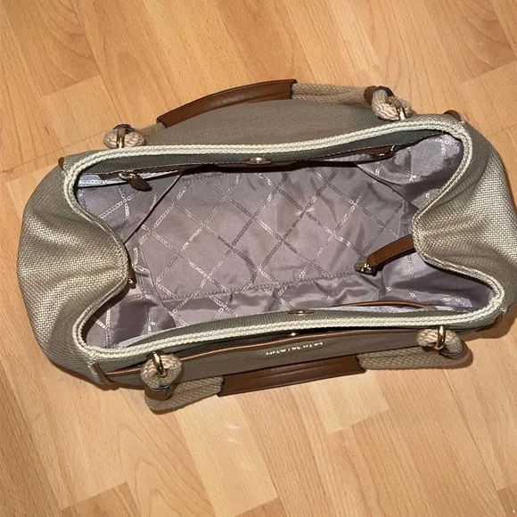 Michael Kors Talia Grab Bag Tote-Pale Gold - Picture 11 of 16